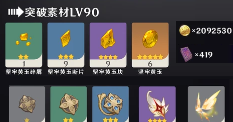 《原神》莉奈娅突破材料介绍