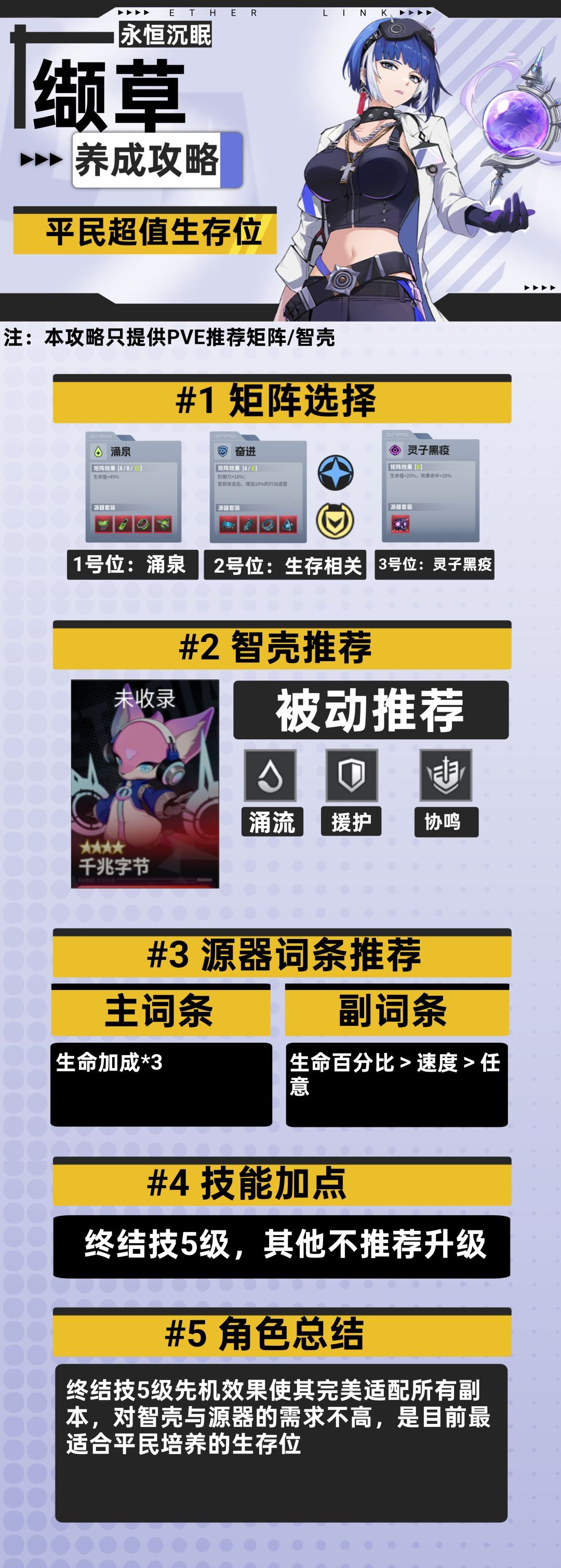 《伊瑟》缬草PVE玩法分享