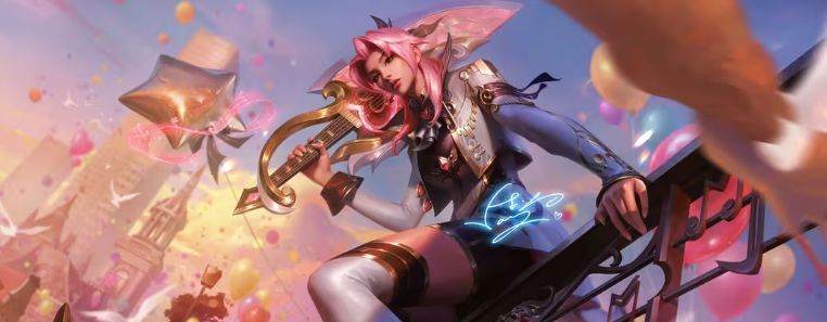 《英雄联盟手游》锐雯告白气球皮肤技能特效一览