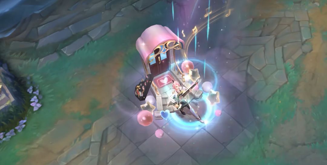 《英雄联盟手游》锐雯告白气球皮肤技能特效一览