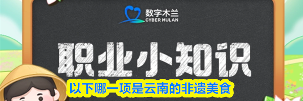 以下哪一项是云南的非遗美食