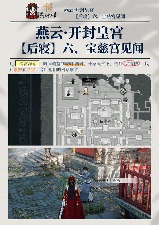 《燕云十六声》宝慈宫4个见闻收集攻略